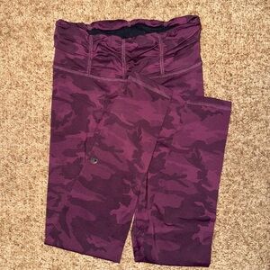 Strut This Purple Camo Leggings